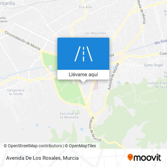 Mapa Avenida De Los Rosales