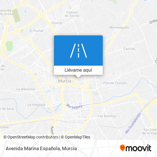 Mapa Avenida Marina Española