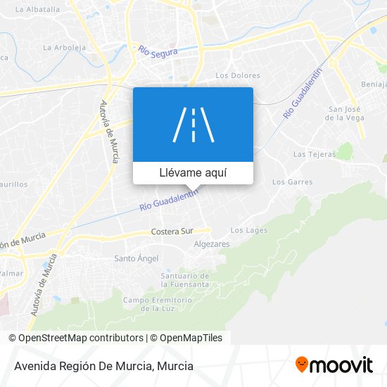 Mapa Avenida Región De Murcia