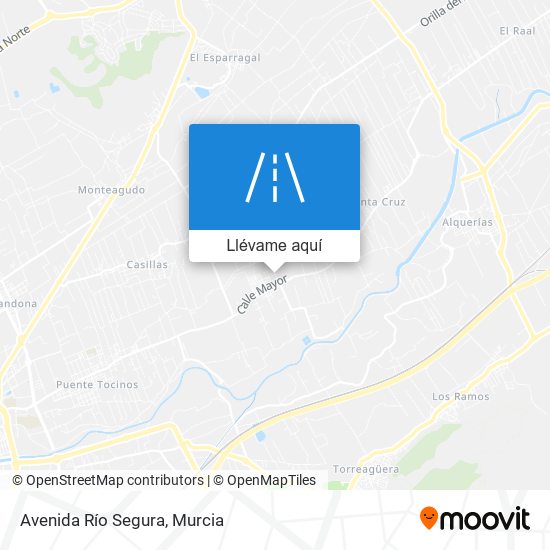 Mapa Avenida Río Segura