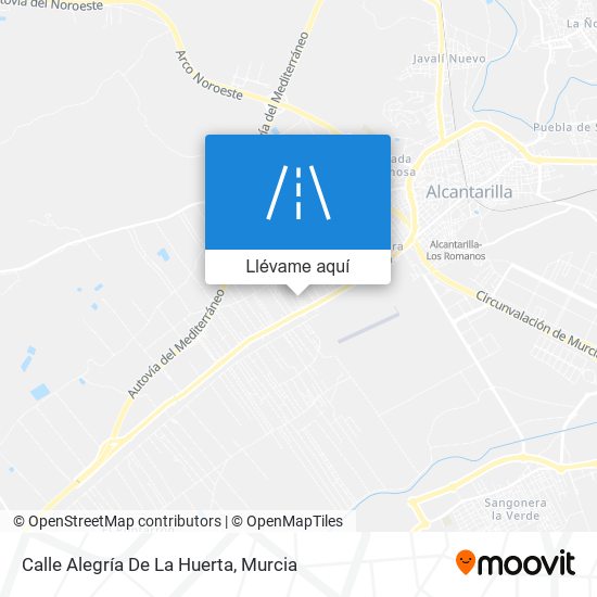 Mapa Calle Alegría De La Huerta