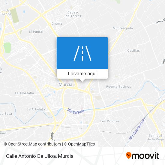 Mapa Calle Antonio De Ulloa