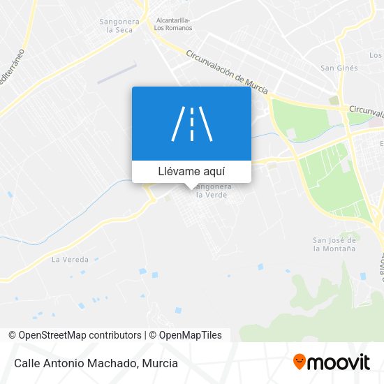 Mapa Calle Antonio Machado