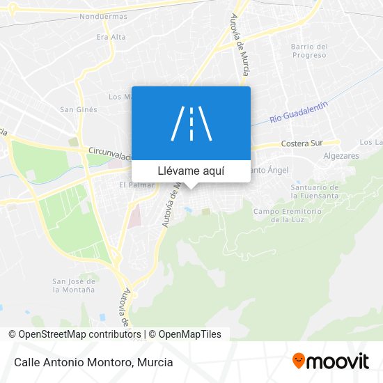 Mapa Calle Antonio Montoro