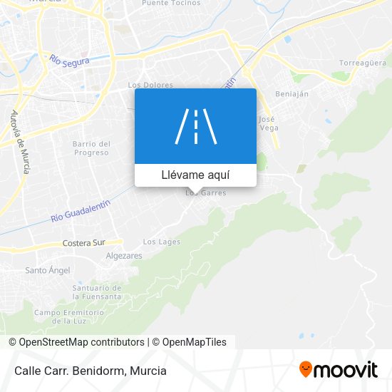 Mapa Calle Carr. Benidorm