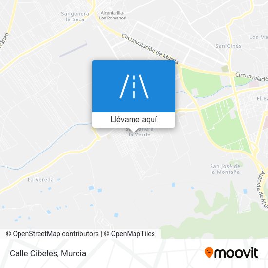 Mapa Calle Cibeles