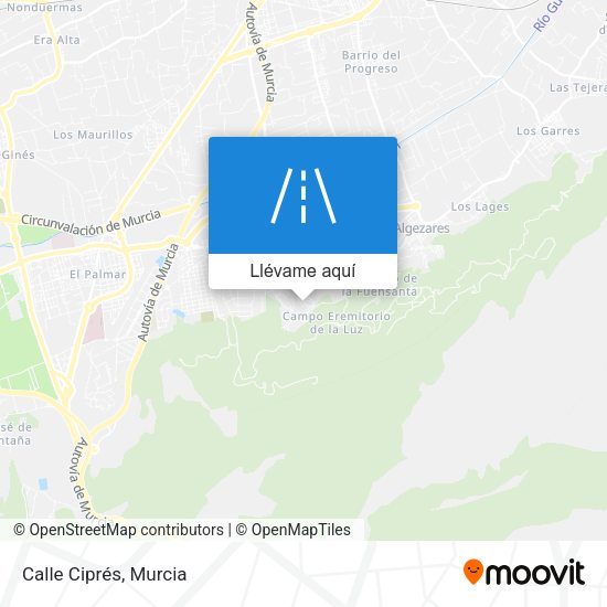 Mapa Calle Ciprés