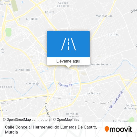 Mapa Calle Concejal Hermenegildo Lumeras De Castro