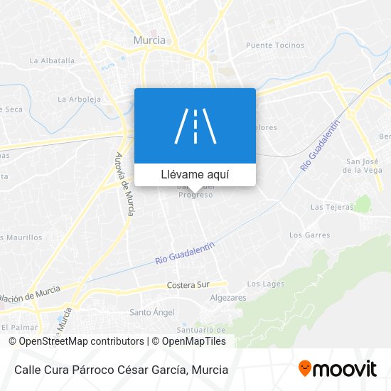 Mapa Calle Cura Párroco César García