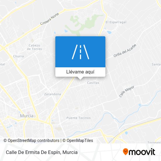 Mapa Calle De Ermita De Espín