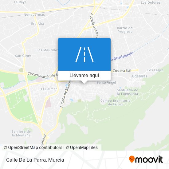Mapa Calle De La Parra
