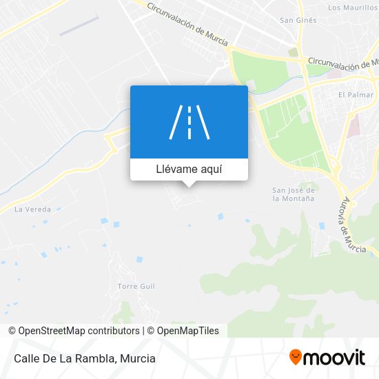 Mapa Calle De La Rambla