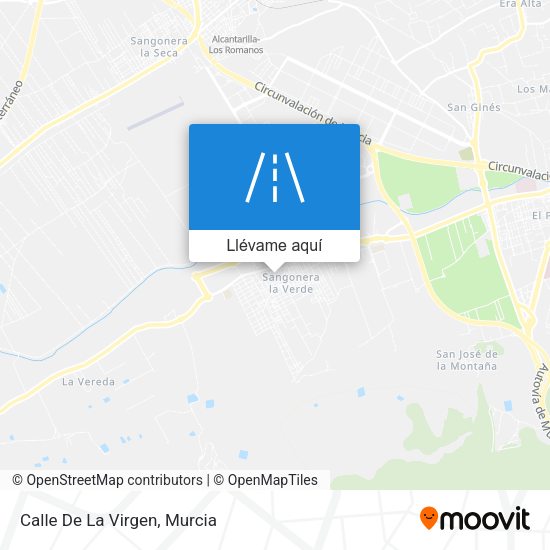 Mapa Calle De La Virgen