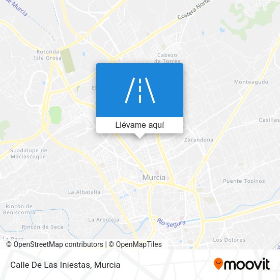 Mapa Calle De Las Iniestas