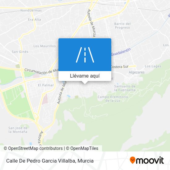 Mapa Calle De Pedro Garcia Villalba