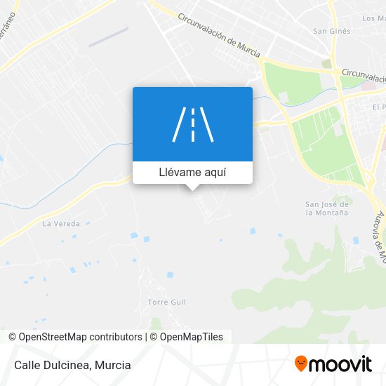Mapa Calle Dulcinea
