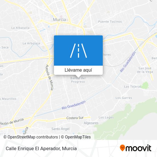 Mapa Calle Enrique El Aperador