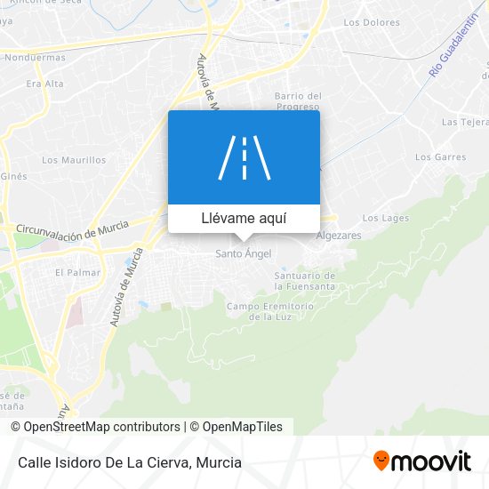 Mapa Calle Isidoro De La Cierva