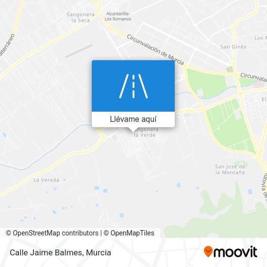Mapa Calle Jaime Balmes