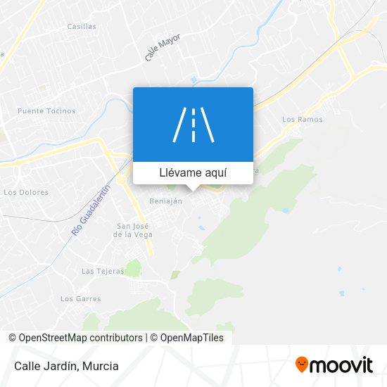 Mapa Calle Jardín
