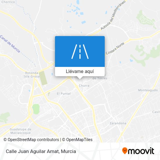Mapa Calle Juan Aguilar Amat