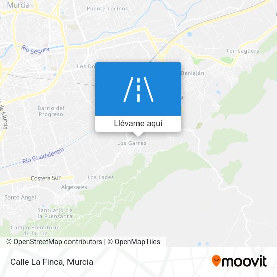 Mapa Calle La Finca