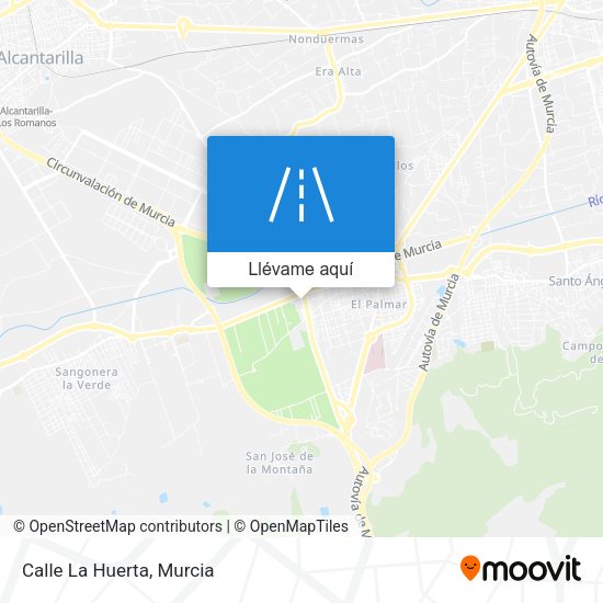 Mapa Calle La Huerta