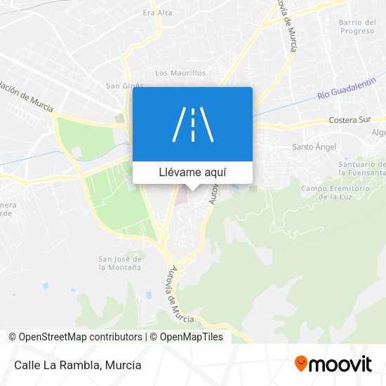 Mapa Calle La Rambla