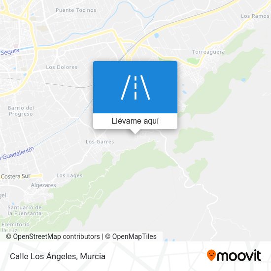 Mapa Calle Los Ángeles