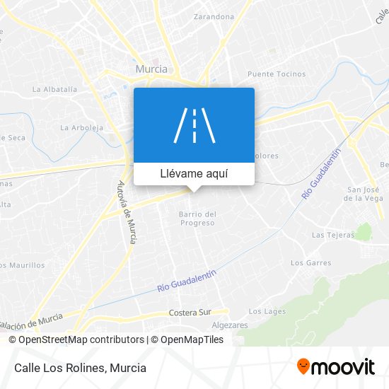 Mapa Calle Los Rolines