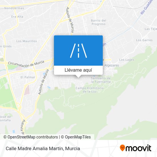 Mapa Calle Madre Amalia Martín
