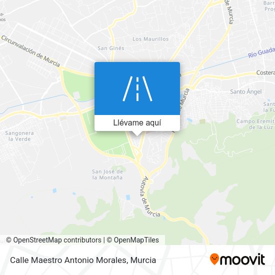 Mapa Calle Maestro Antonio Morales