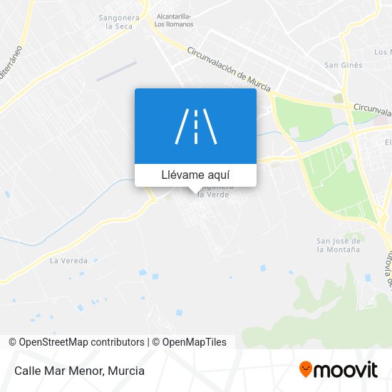 Mapa Calle Mar Menor