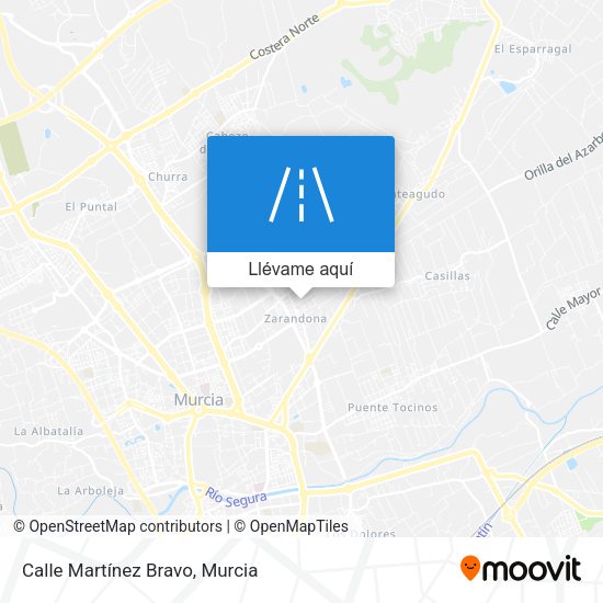 Mapa Calle Martínez Bravo