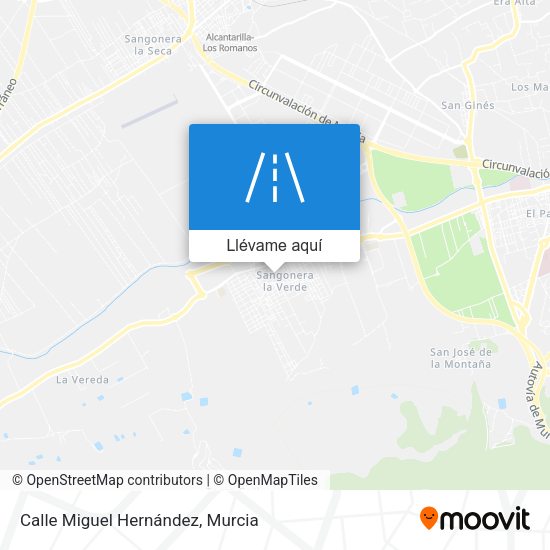 Mapa Calle Miguel Hernández