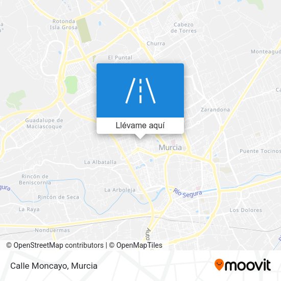 Mapa Calle Moncayo