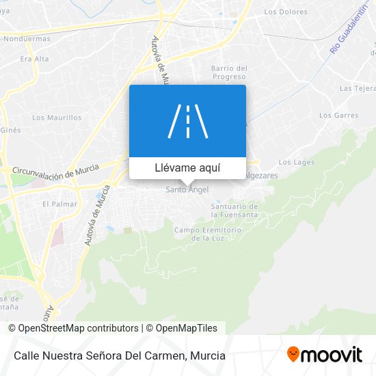 Mapa Calle Nuestra Señora Del Carmen