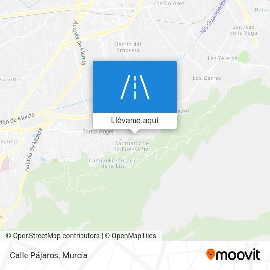 Mapa Calle Pájaros