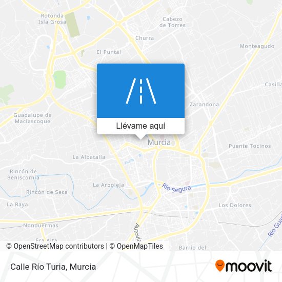 Mapa Calle Río Turia