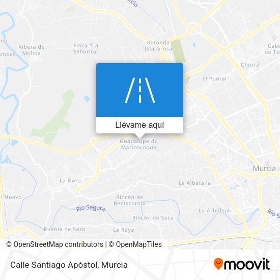 Mapa Calle Santiago Apóstol