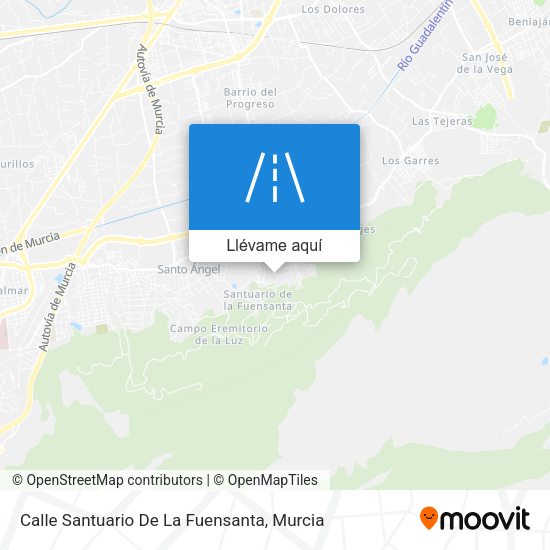 Mapa Calle Santuario De La Fuensanta