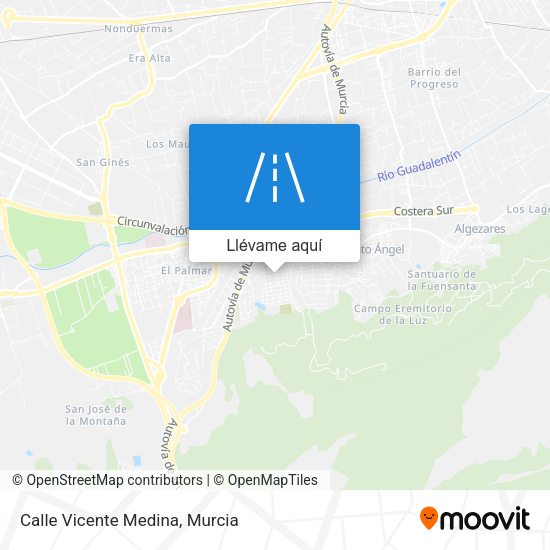 Mapa Calle Vicente Medina
