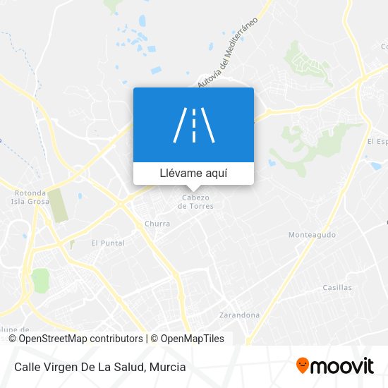 Mapa Calle Virgen De La Salud