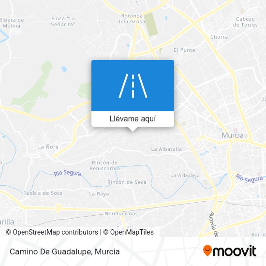 Mapa Camino De Guadalupe