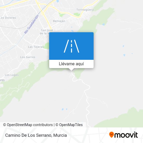Mapa Camino De Los Serrano