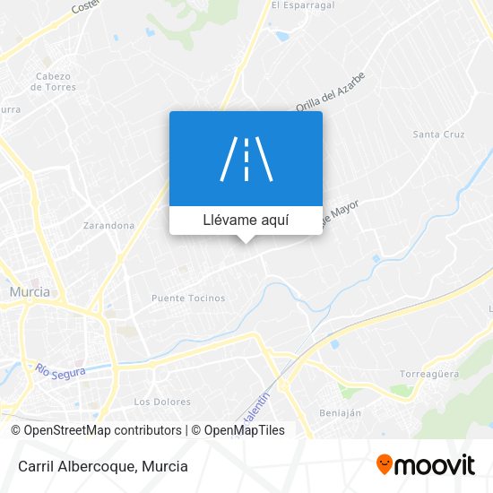 Mapa Carril Albercoque