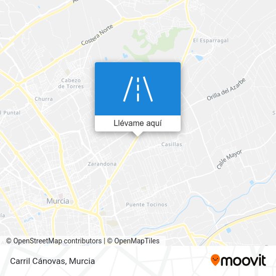 Mapa Carril Cánovas