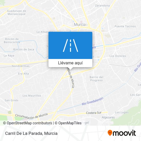 Mapa Carril De La Parada