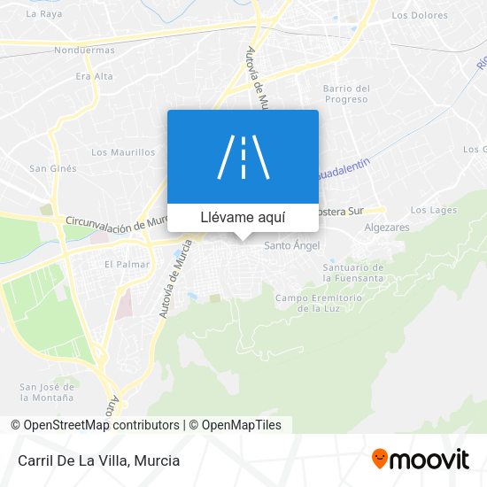 Mapa Carril De La Villa