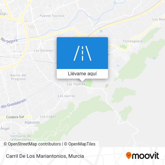 Mapa Carril De Los Mariantonios